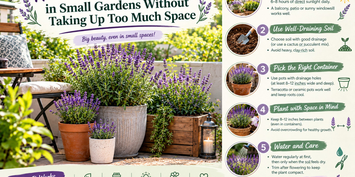 How to Plant Lavender in Small Gardens Without Taking Up Too Much Space