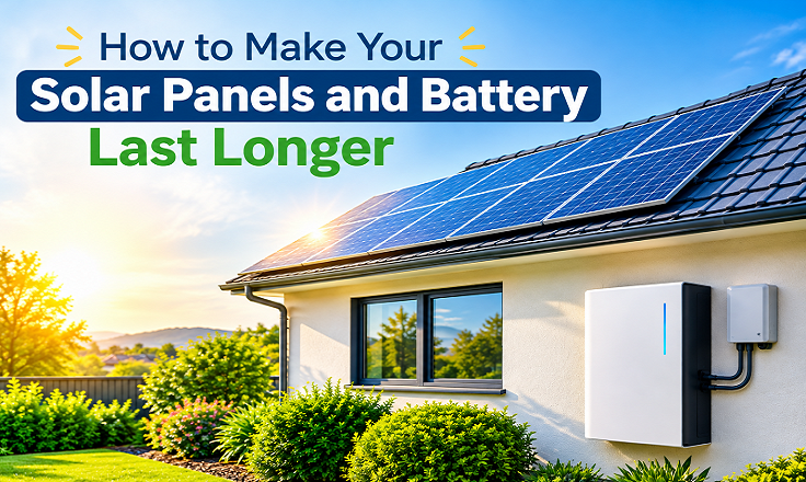 How to Make Your Solar Panels and Battery Last Longer
